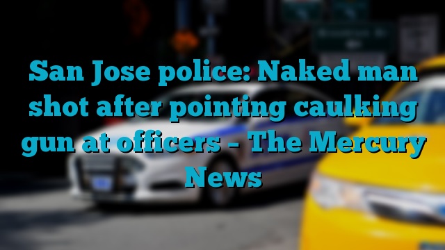 San Jose police: Naked man shot after pointing caulking gun at officers – The Mercury News